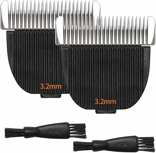 2 Pack Dog Grooming Replacement Blade Compatible with Oneisall Low Noise Dog Clippers, Dog Hair Vacuum Clipper Made of Cer...