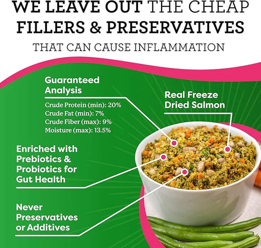 Dr. Harvey's Specialty Diet Allergy Salmon Recipe, Human Grade Dog Food for Dogs with Sensitivities and Allergies (5 Pound...