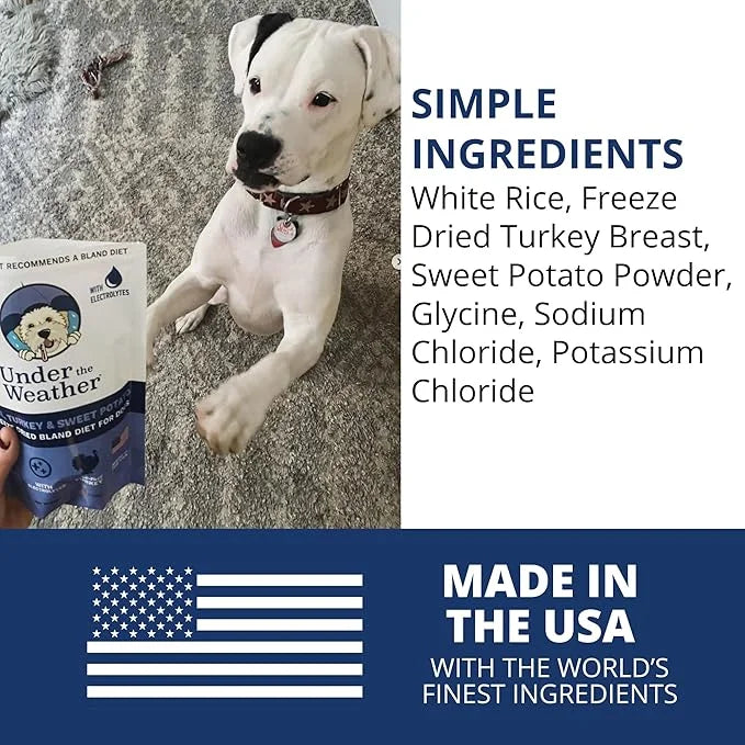 Under the Weather Bland Diet for Dogs | Easy to Digest for Sick Dogs |Always Be Ready| Contains Electrolytes - All Natural...