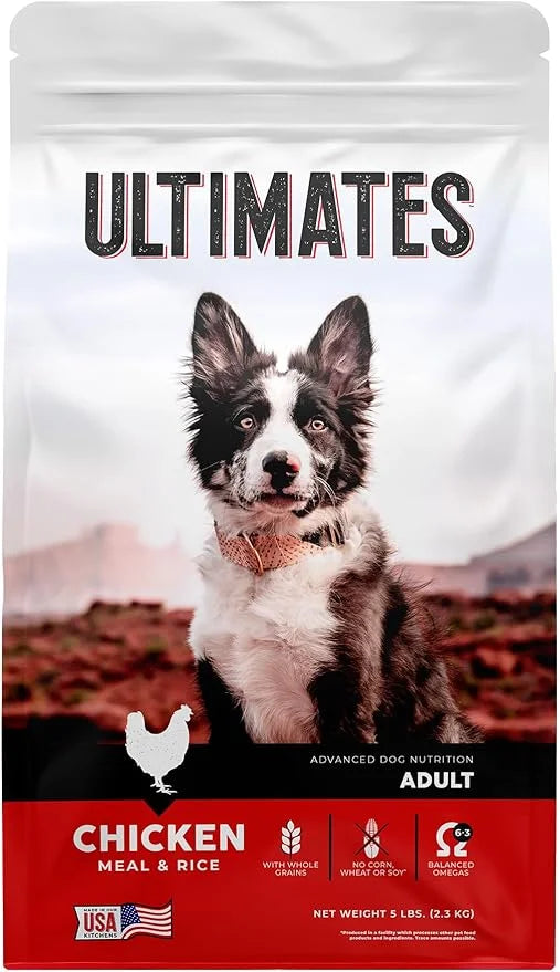 ULTIMATES Chicken Meal & Rice Dry Dog Food 5 lb - Product Image
