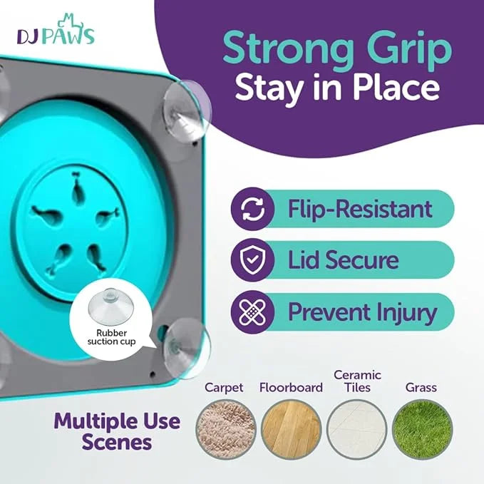 3 in 1 - Dog Scratch Toy for Nails, Adjustable Slow Feeder and IQ stimulating Toy. - Product Image