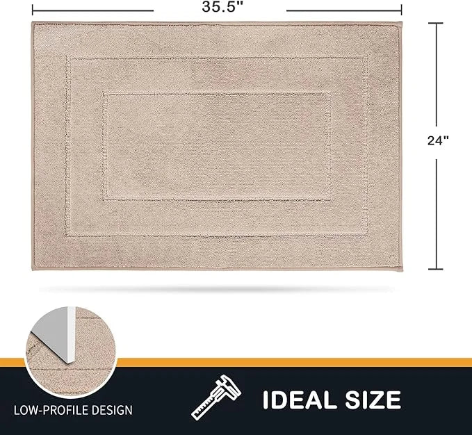 PURRUGS Dirt Trapper Door Mat 24" x 36", Non-Slip/Skid Machine Washable Entryway Rug, Dog Door Mat, Super Absorbent Welcom...