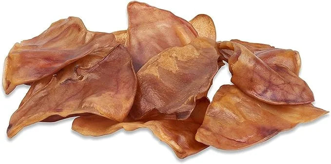 Healthy Pig Ear Chews for Dogs – Brazilian Made High Protein Pig’s Ears Pet Treats – Thick Cut, Oven Baked & Slow Cooked D...