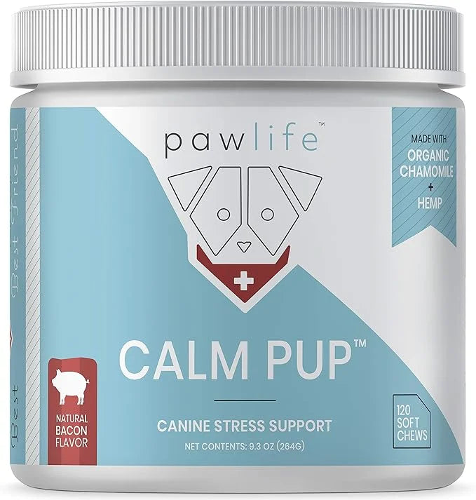 Hemp Dog Calming Chews - Anxiety Relief Treats, 120 Calming Treats for Dogs, Calm Pup Dog Anxiety Relief & Joint Support, ...