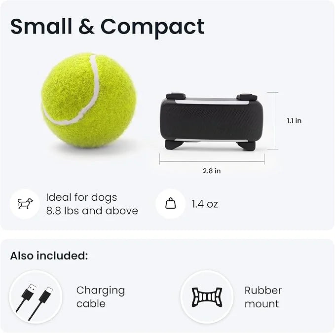 Tractive GPS Dog Tracker (2025 Release) | Real-time Pet Location Tracker | Health & Wellness Alerts | Virtual Fence for Do...