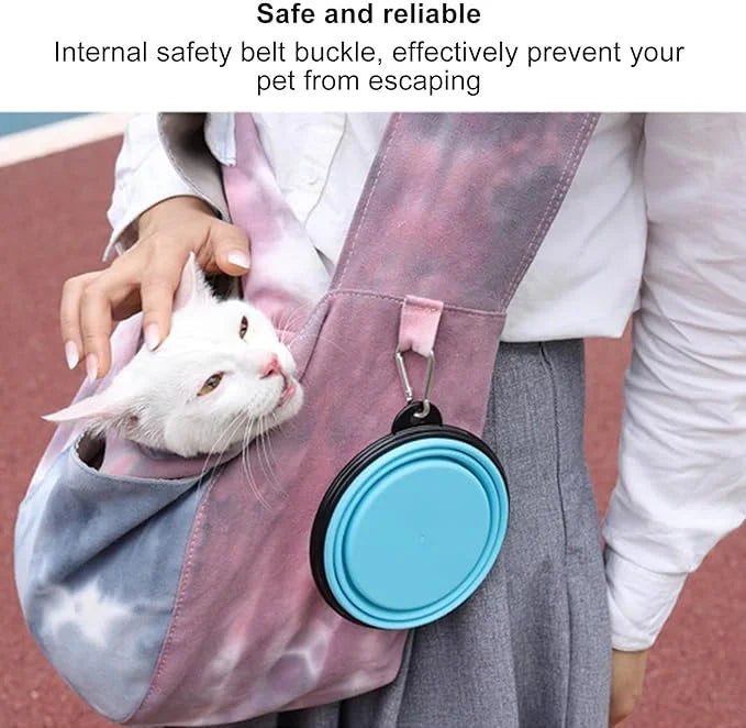 HEEPDD Dog Carrier Sling, Pet Carrier Tote Bag Hands Soft Carrying Travel Shoulder Bag for Small Dogs Cats (Large) - Produ...