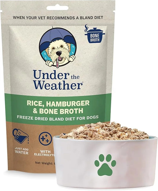 Under the Weather Bland Diet for Dogs | Easy to Digest for Sick Dogs | Always Be Ready | Contains Electrolytes - Natural F...