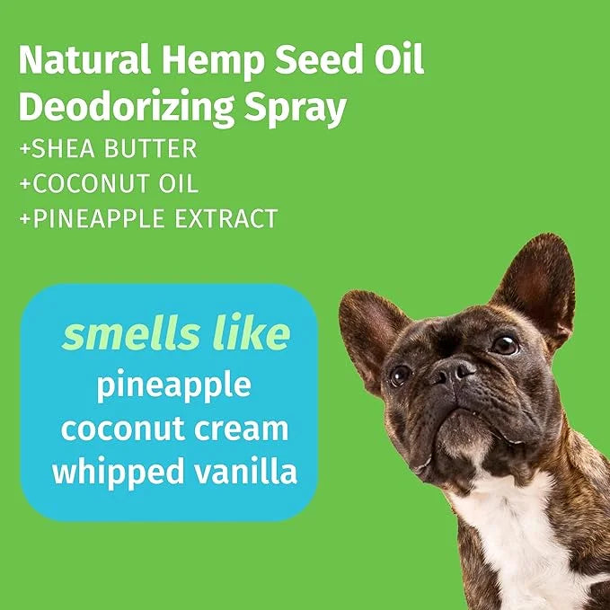 Hempz NEW Dog Cologne, Deodorizing Spray, Limited Edition Tropical Coconut Scent for smelly pets, 8.5 oz. - Product Image