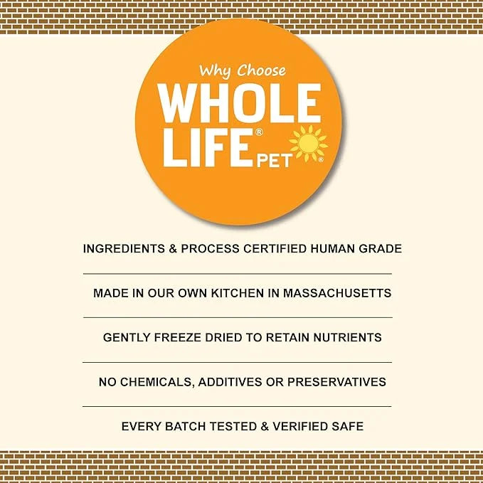 Whole Life Pet Just One Salmon Dog and Cat Value Packs - Human Grade, Freeze Dried, One Ingredient - Protein Rich, Grain F...