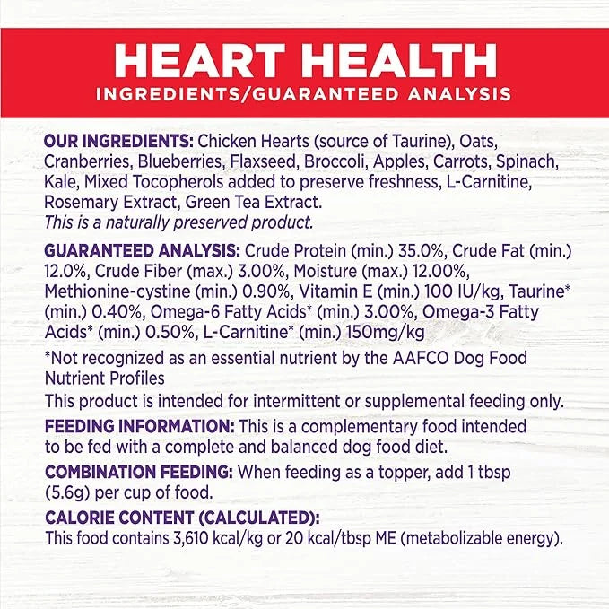 Wellness CORE Bowl Boosters Heart Health Dog Food Topper, 4 Ounce Bag - Product Image