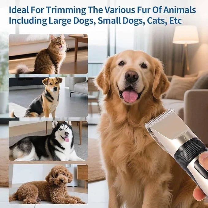 2 Pack Dog Grooming Replacement Blade Compatible with Oneisall Low Noise Dog Clippers, Dog Hair Vacuum Clipper Made of Cer...