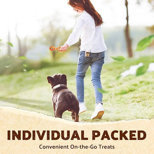 Afreschi Natural Turkey Tendon Pretzel (S) Pack of 4, Dog Treats for Signature Series, All Natural Human Grade Puppy Chew,...