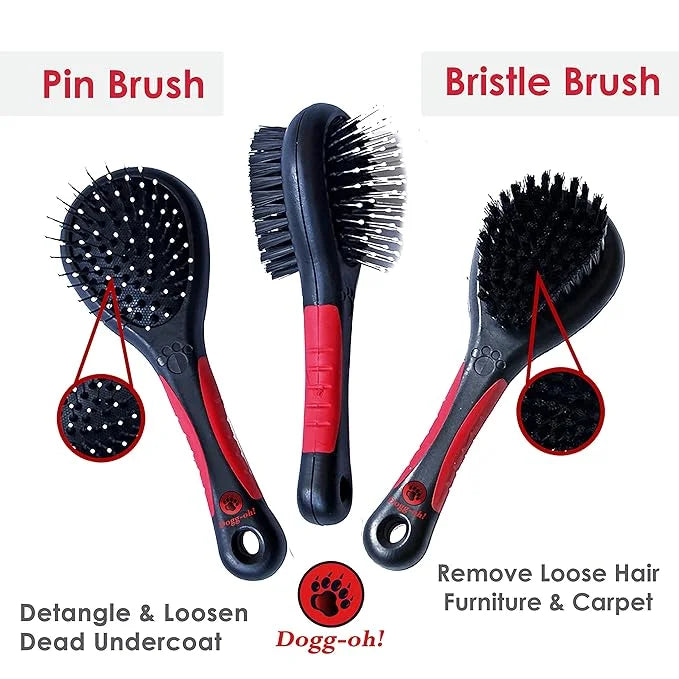 10-in-1 Professional Grooming Kit | Complete Supplies for Dogs & Cats | Slicker, Deshedding & Long-Haired Pet Brush Set - ...