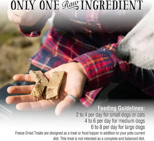 Northwest Naturals Raw Rewards Freeze-Dried Beef Heart Treats for Dogs and Cats - Bite-Sized Pieces - Healthy, 1 Ingredien...