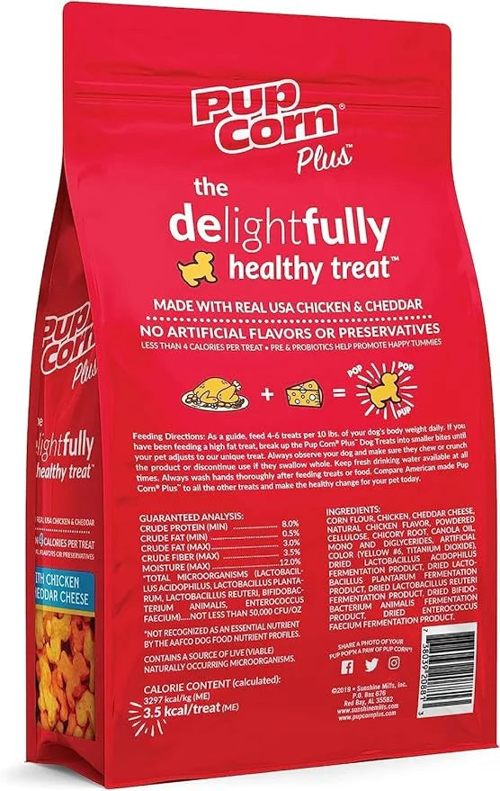 (3 Pack) Pupcorn Healthy Dog Treats - Product Image