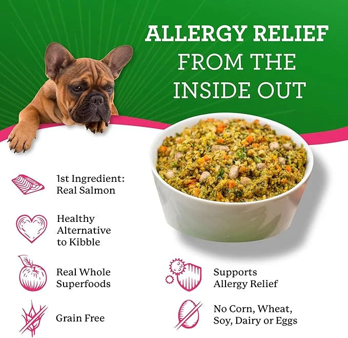 Dr. Harvey's Specialty Diet Allergy Salmon Recipe, Human Grade Dog Food for Dogs with Sensitivities and Allergies Trial Si...