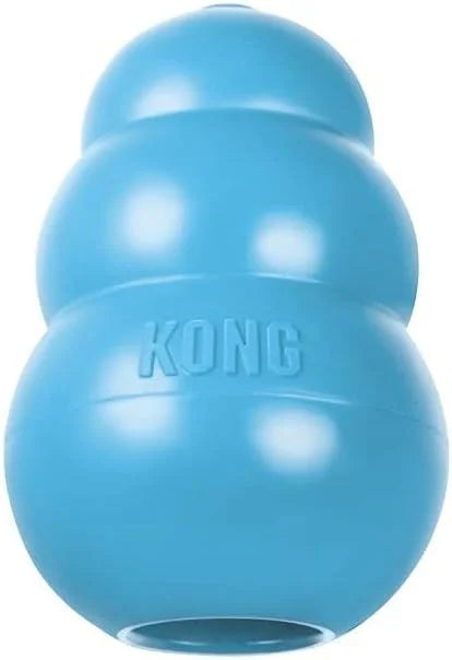 KONG Puppy - Natural Teething Rubber Chew Toy for Dogs - Stuffable Dog Toy for Extended Playtime - Chew & Fetch Toy for Pu...