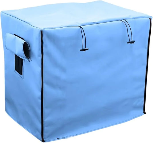 Dog Crate Cover Waterpoof Blue Pet Kennel Covers for Puppy Cat Indoor Outdoor Fit for 1 Door Wire Crate, 35.43x22.05x26.77...
