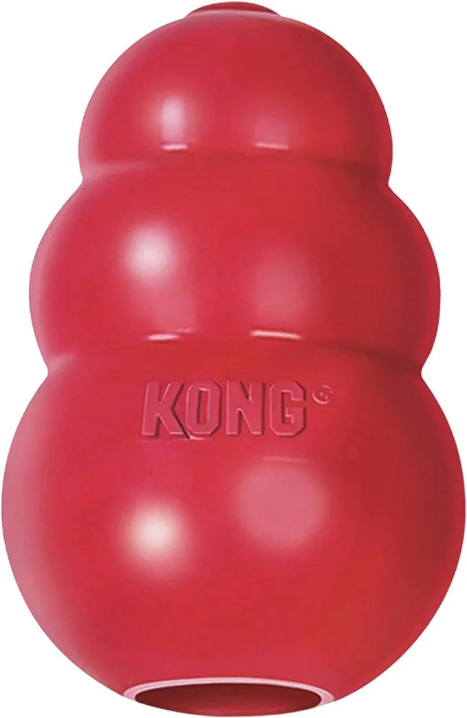 KONG Classic Stuffable Dog Toy - Fetch & Chew Toy for Dogs - Treat-Filling Capabilities & Erratic Bounce for Extended Play...