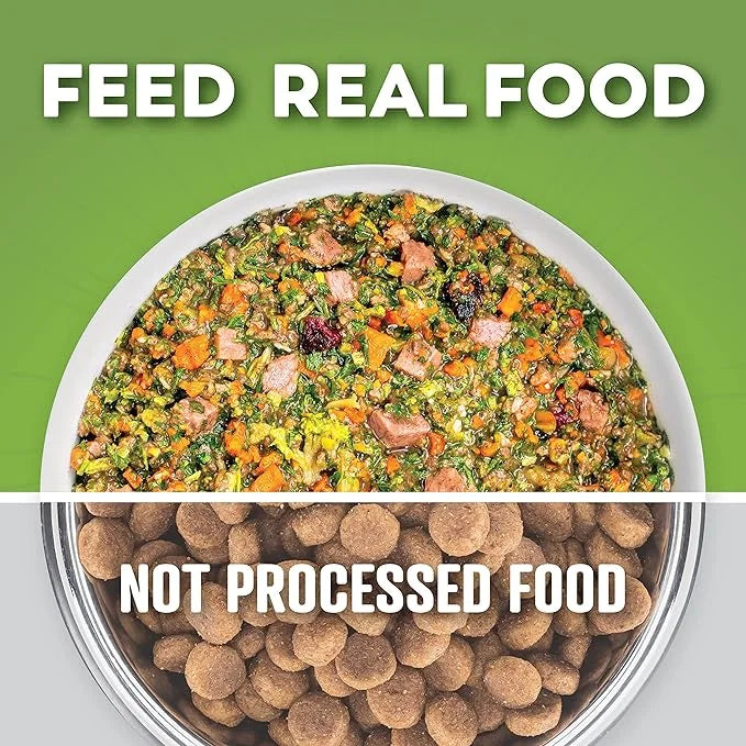 Dr. Harvey's Beef & Garden Veggies Dog Food, Human Grade Grain-Free Dehydrated Food for Dogs with Freeze-Dried Beef, Trial...