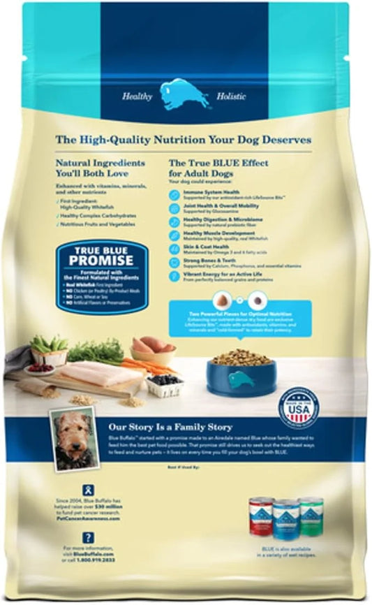 Blue Buffalo Life Protection Formula Adult Dry Dog Food, Helps Build and Maintain Strong Muscles, Made with Natural Ingred...