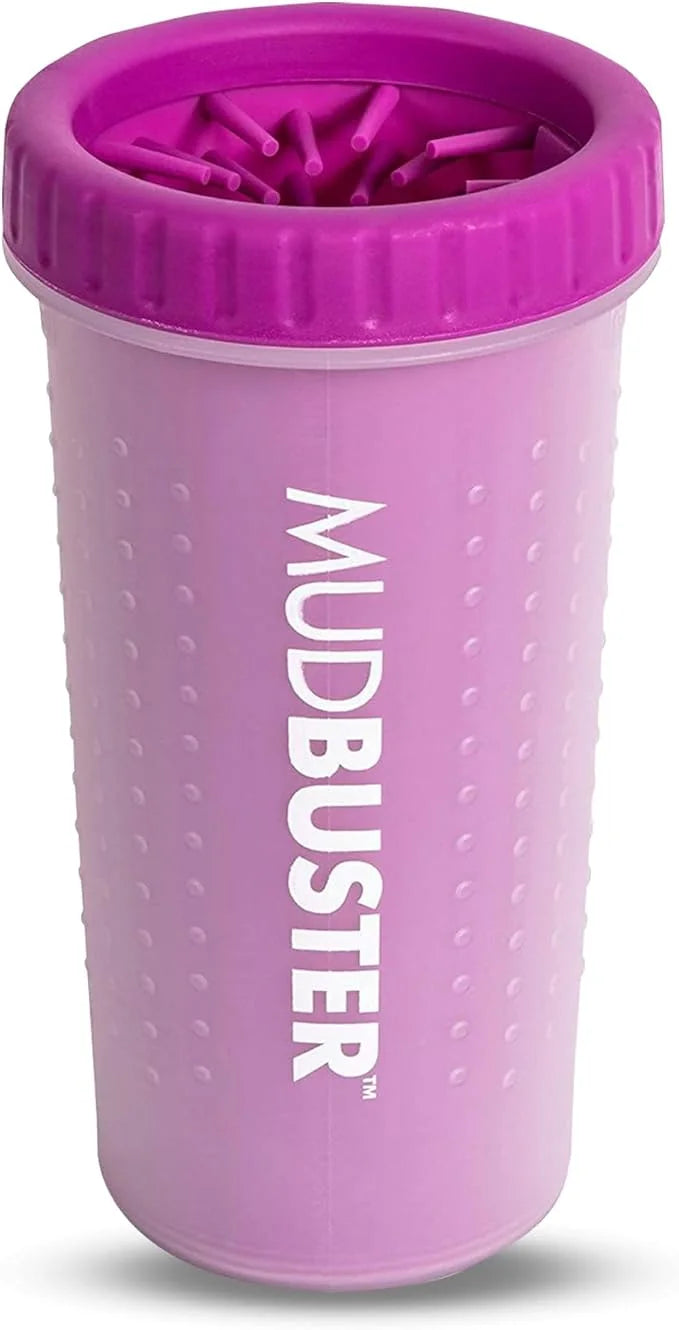Dexas MudBuster Portable Large Dog Paw Cleaner, Fuchsia - Premium Pet Supplies and Accessories - Product Image