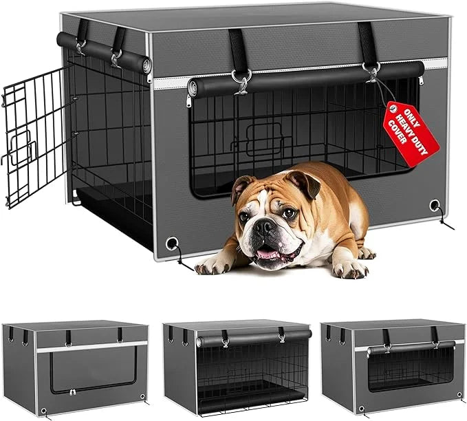 30Inch Dog Crate Cover, Compatible with Most Brands of Wire Crates. Heavy-Duty Material Resists Wear and Tear,Excellent De...