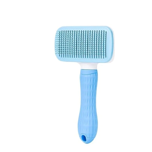 1 PCS Pet Grooming Brush One Click Hair Removal Deshedding Brush for Dogs & Cats, Tangle-Free Detangling Comb with Massage...