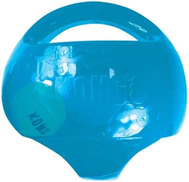 KONG Jumbler Ball - Interactive Dog Toy for Dog & Puppy Playtime - Fetch Toy with Tennis Ball - Dog Supplies for Engaging ...