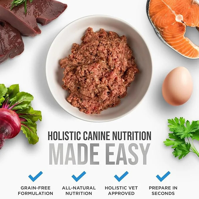 Know Better for Dogs - Beef Recipe, RAW or Cooked Premix/Supplement for Making Homemade Dog Food, All Natural, Holistic Ve...