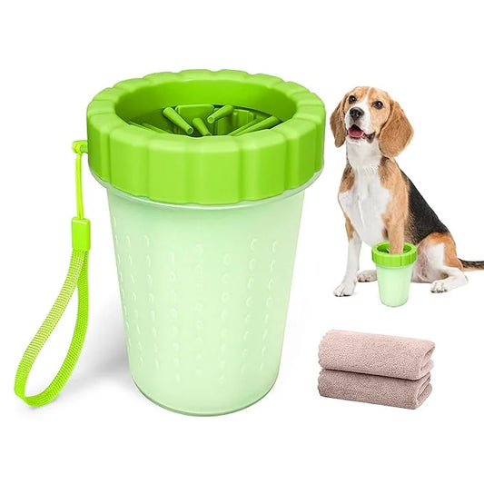 Qianruida Dog Paw Cleaner Cup, Soft Silicone, Portable, Easy to Clean, Removes Mud and Dirt, Grooming Accessory for Home, ...