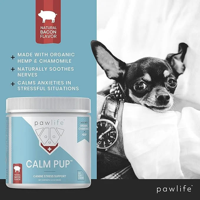 Hemp Dog Calming Chews - Anxiety Relief Treats, 240 Calming Treats for Dogs, Calm Pup Dog Anxiety Relief & Joint Support, ...