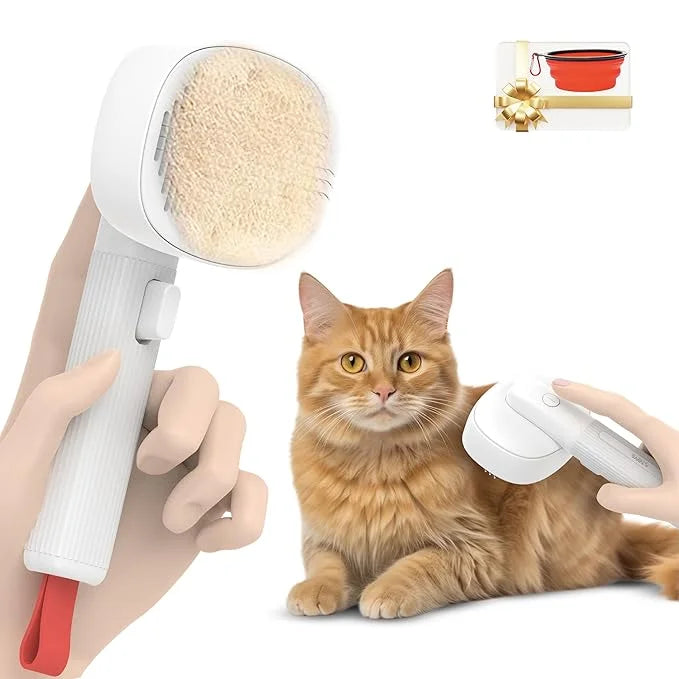 BARFI Pet Brush - Self-Cleaning Pet, Cat, Dog Shedding Brush - Multi-Functional Grooming Tool with Negative Ion Technology...