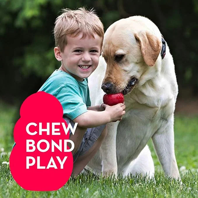 KONG Classic Stuffable Dog Toy - Fetch & Chew Toy for Dogs - Treat-Filling Capabilities & Erratic Bounce for Extended Play...