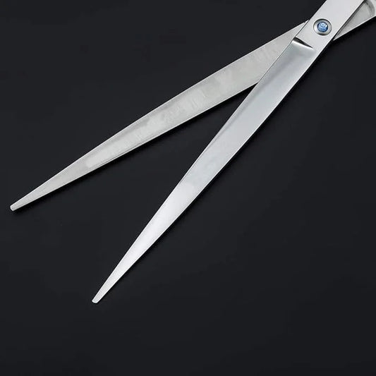 Purple Dragon 10 Inch Sharp Edge Salon Hair Cutting Shears - Pet/Dog Grooming Scissors with Bag - Perfect for Barber or Pe...