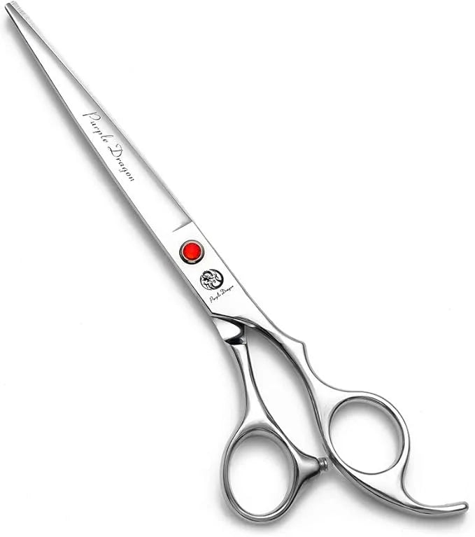Purple Dragon 4“/5"/5.5"/6"/6.5"/7"/7.5"/8"/9"/10" Sharp Edge Salon Hair Cutting Shears - Pet/Dog Grooming Scissors with B...