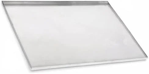 Pinnacle Systems (Galvanized, 22.84" L X 16.6" W X 1") Metal Replacement Dog Crate Pan Chew Proof Crack Proof Pet Kennel T...