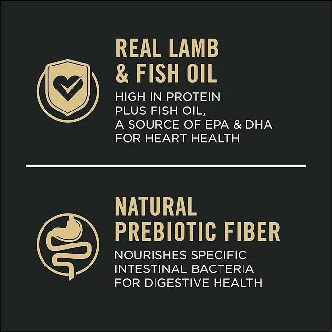 Purina Pro Plan Sensitive Skin and Sensitive Stomach Dog Food Lamb and Oat Meal Formula - 4 lb. Bag - Product Image