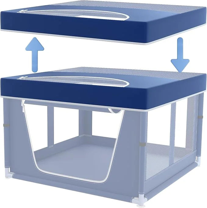 Dog Playpen Cover, Fit for 42X42 Puppy playpen, Used to Prevent Pets from Escaping, Contains Only Cover - Product Image