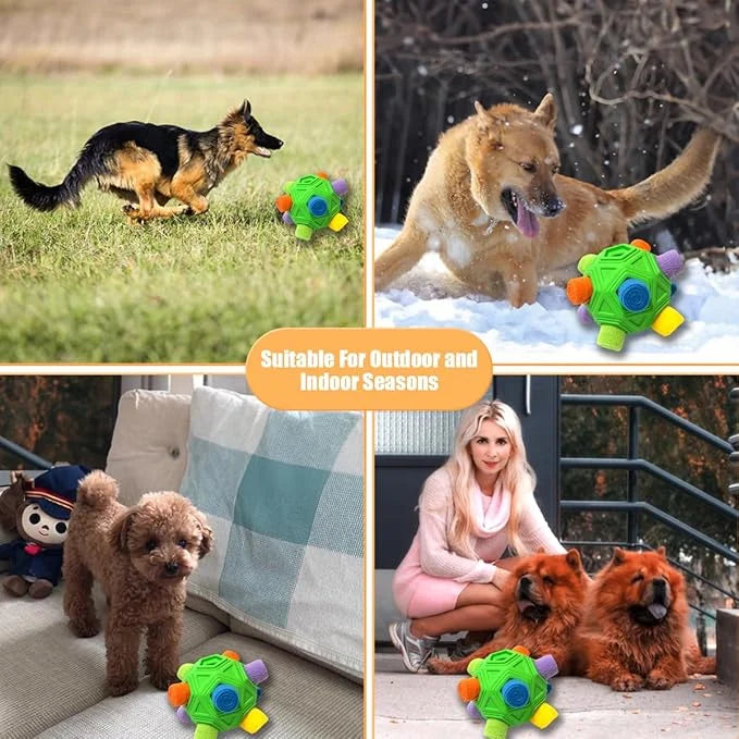 Dog Snuffle Ball-Interactive Puzzle Dog Toys Encourage Natural Foraging Skills Slow Feeder for Training and Stress Relief,...