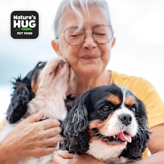 Nature's HUG Dry Dog Food, Senior-Toy & Small Breeds, 5 lb. Bag, Chicken Flavor Plant-Based Protein Vegetarian Kibble, Gra...