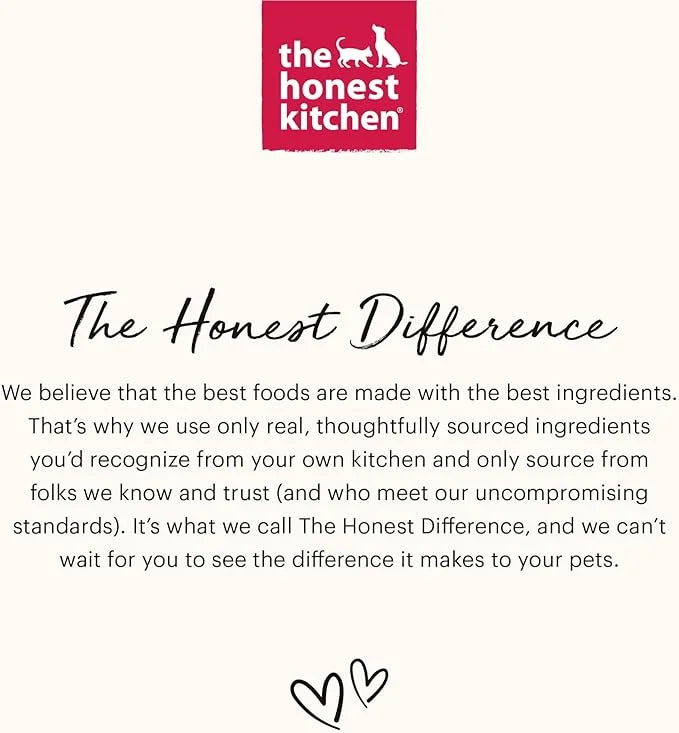 The Honest Kitchen Human Grade Dehydrated Grain Free Fruit & Veggie Base Mix Dog Food (Just Add Protein) - 7 Pound Box (Ma...