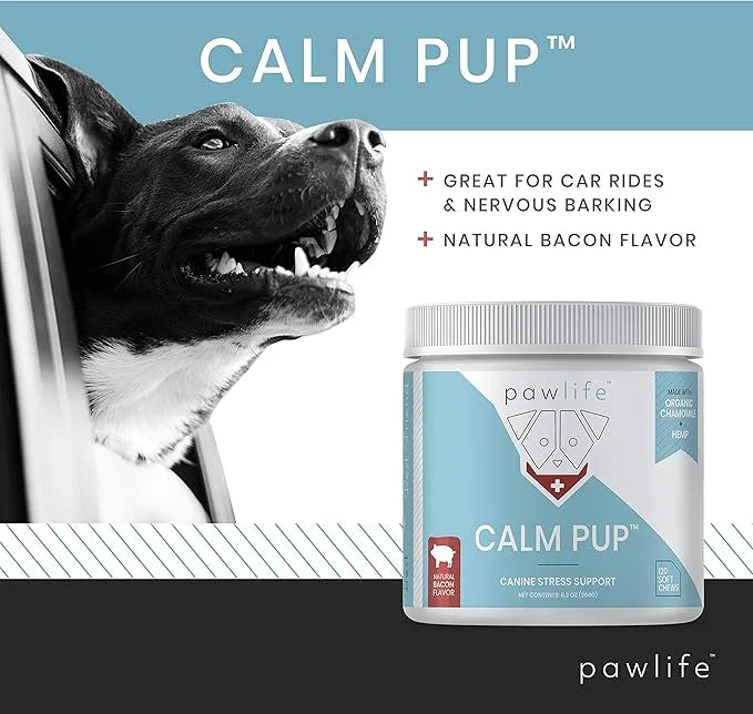 Hemp Dog Calming Chews - Anxiety Relief Treats, 240 Calming Treats for Dogs, Calm Pup Dog Anxiety Relief & Joint Support, ...