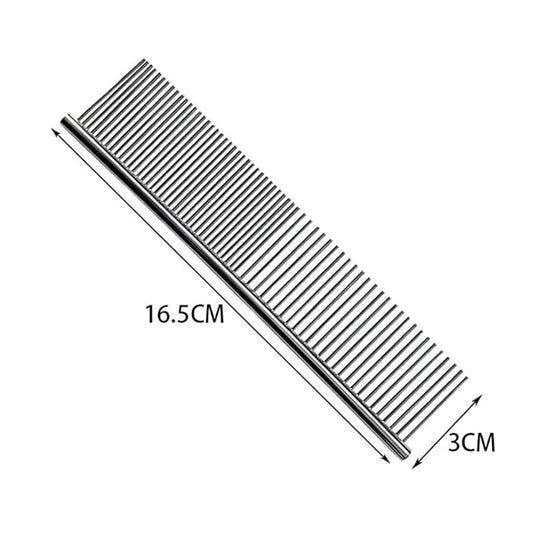 2pcs Stainless Steel Pet Grooming Comb Dog Cat Combs Puppy Medium Animals Hair Trimmer Brush Accessory Tool for Pet Long a...