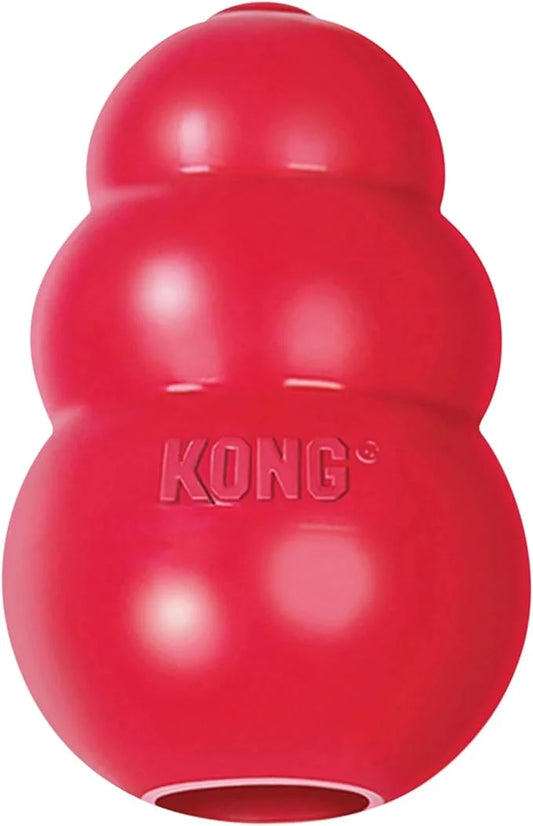 KONG Classic Stuffable Dog Toy - Fetch & Chew Toy for Dogs - Treat-Filling Capabilities & Erratic Bounce for Extended Play...