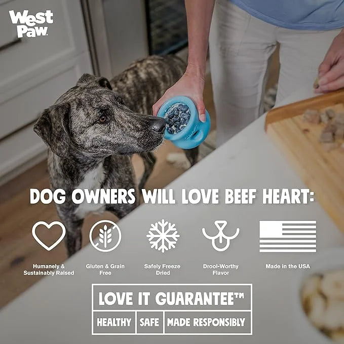 WEST PAW Freeze-Dried Raw All Natural Dog Treats, Single Ingredient, Humanely Raised and Sustainably Sourced, Made in USA,...
