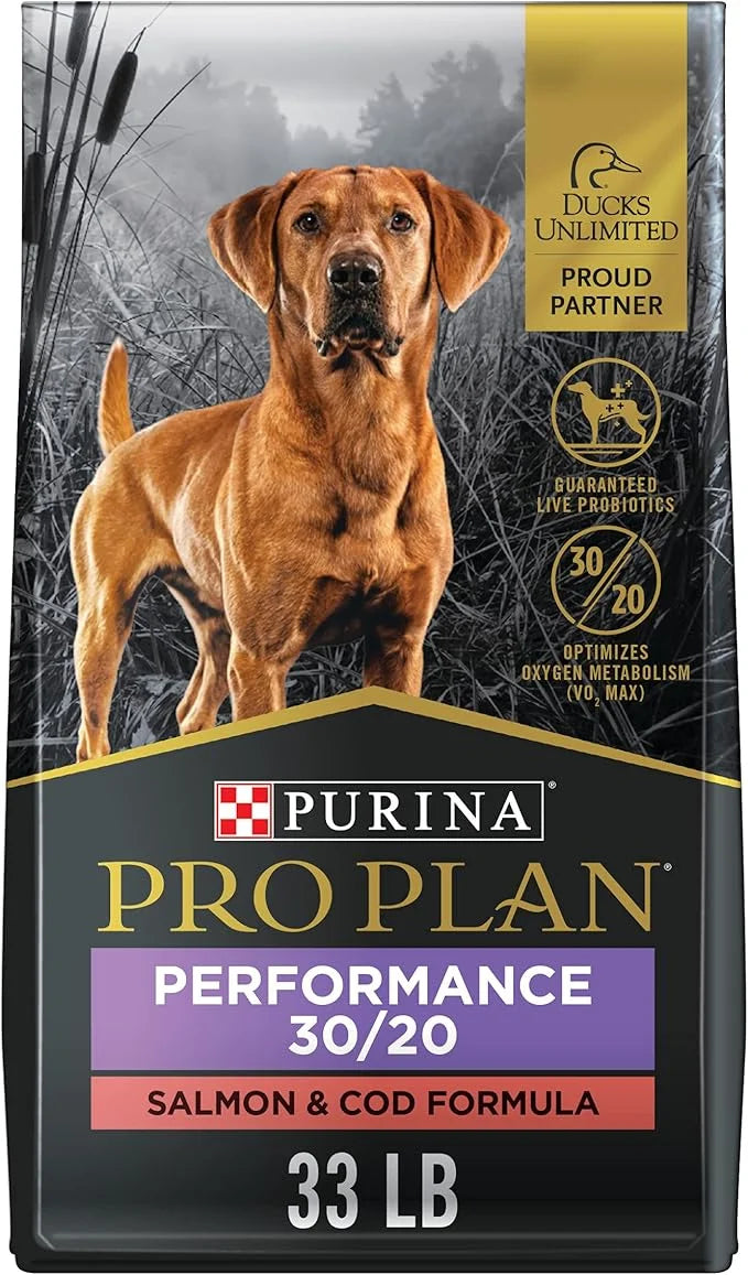 Purina Pro Plan Sport Performance 30/20 Salmon & Cod Formula Dry Dog Food - 33 lb. Bag - Product Image
