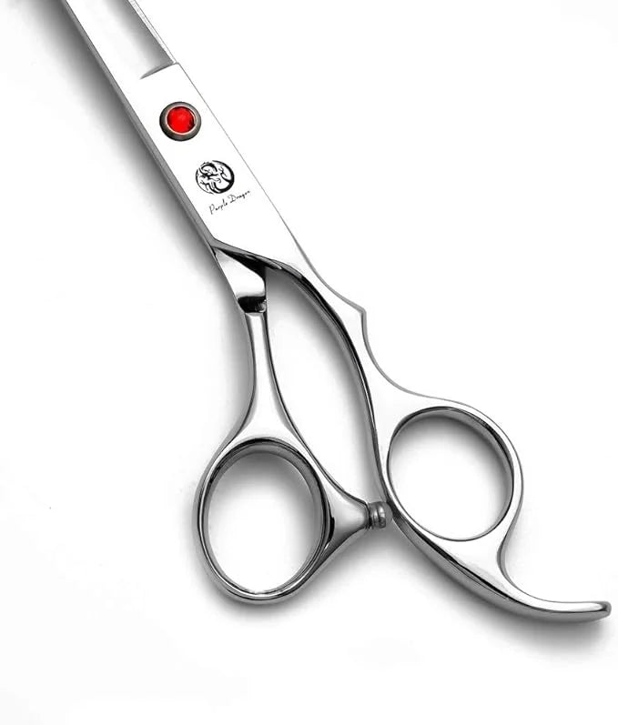 Purple Dragon 4“/5"/5.5"/6"/6.5"/7"/7.5"/8"/9"/10" Sharp Edge Salon Hair Cutting Shears - Pet/Dog Grooming Scissors with B...