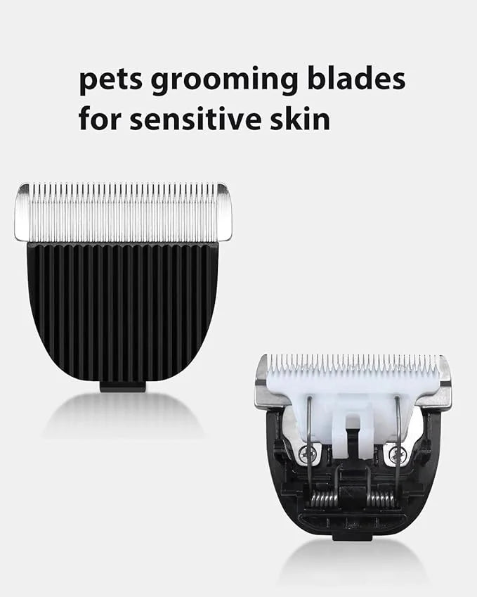 2 Pack Dog Grooming Replacement Blades for HOLDOG Dog Grooming Kit, Ceramic Edge for Smooth Cutting Compatible with HOLDOG...