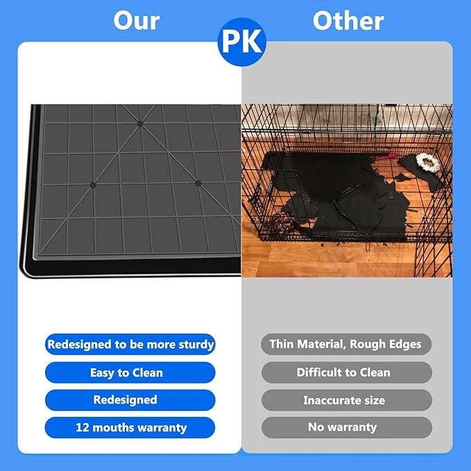 Dog Crate Tray 36" - ChewProof Replacement Pan, Easy to Clean, Easy to Assemble,Ideal for Potty Training - Perfect for Pet...
